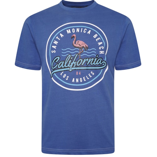 KAM Santa Monica T-Shirt Marineblau